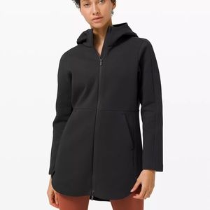 Lululemon Going Places hooded Jacket Size 12 Black